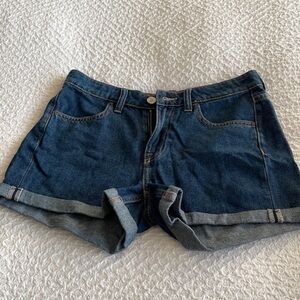 Blue Denim Shorts